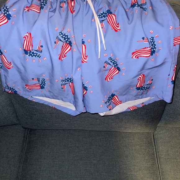 crown & ivy Other - Blue American Flag Swim Shorts